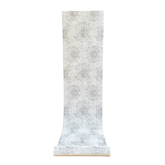 Removable Wallpaper / Pinstripe Floral 