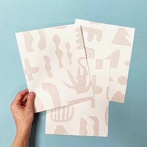 Wallpaper Samples // 8X10 // Perfect for renters and DIY crafters // Choose your prints image 3