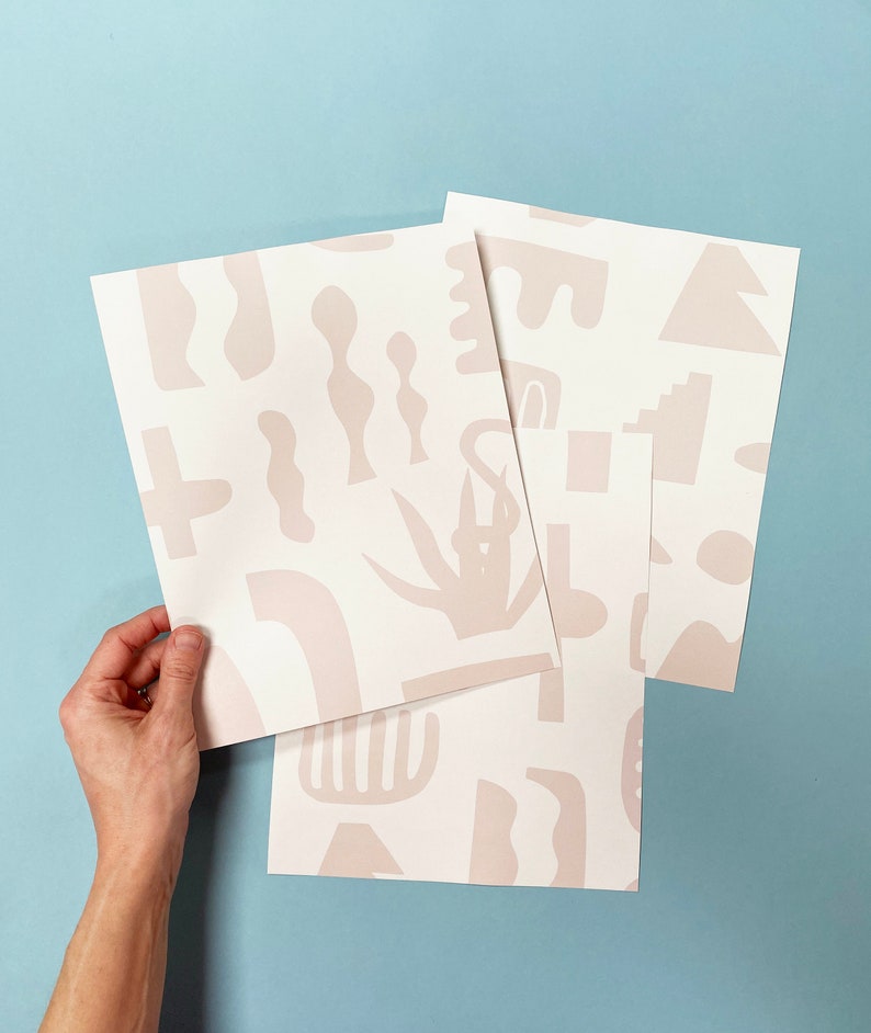 Wallpaper Samples // 8X10 // Perfect for renters and DIY crafters // Choose your prints image 3