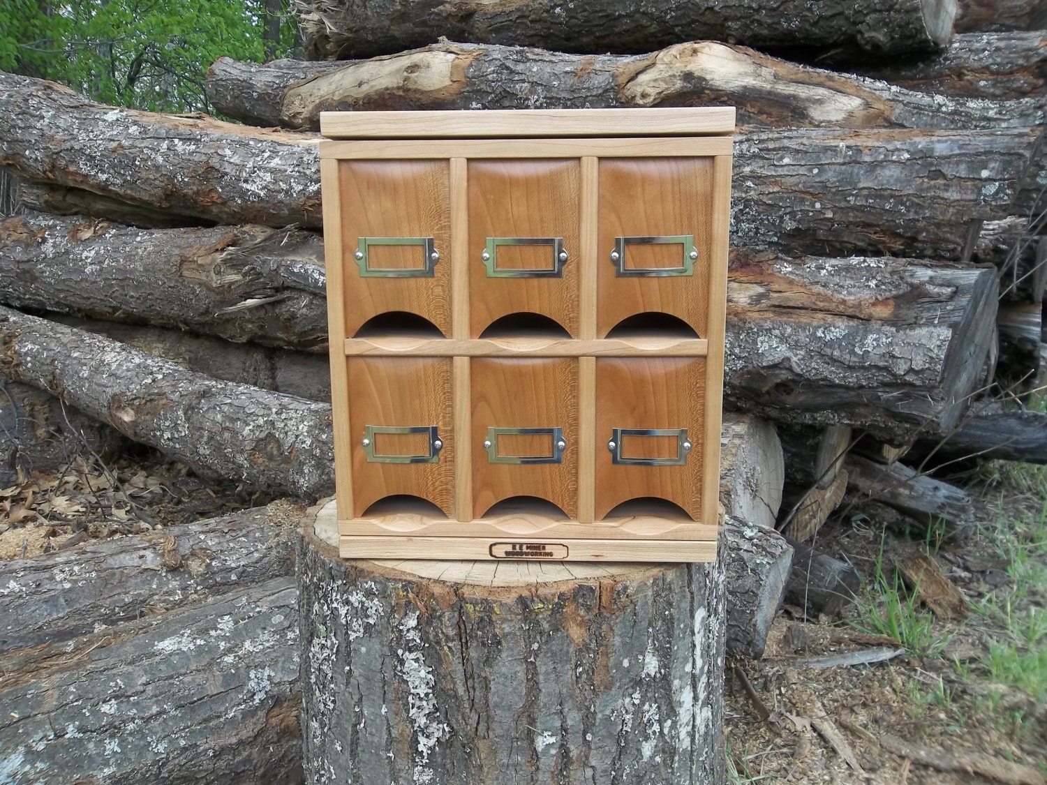 Tea Cube Tea Storage Cabinet Made When Ordered Etsy