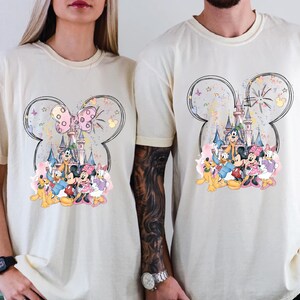 Disney Couple Mickey and Minnie T-Shirt Disney Couple Tee Disneyland Family Matching Shirt Mickey Minnie Matching Tee gift for couple