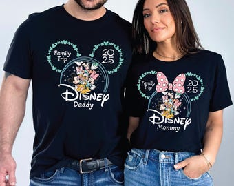 Disney Mickey And Minnie Family Matching Shirts Disney Vacation Shirts Mickey Dad Shirt Minnie Mom Shirt Minnie and Mickey Custom Shirt