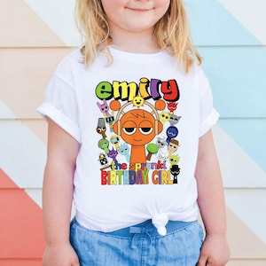 Custom Sprunki Girl tee Personalized Sprunki Birthday Girl Shirt Roblo Game Kids Birthday Sprunki Birthday Girl Oren Sprunki Birthday shirt