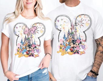 Mickey and Minnie Couple Shirts Comfort colors Disney Shirt family Matching Shirt Couple Disneyworld Family Shirt Disney Vacation Tshirt