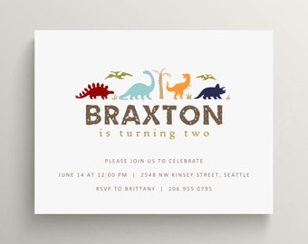 t rex dinosaur invitation birthday baby shower invitation etsy