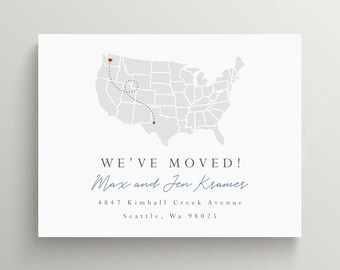 new home just moved united states united states map moving announcement states us map moving announcement moving cards