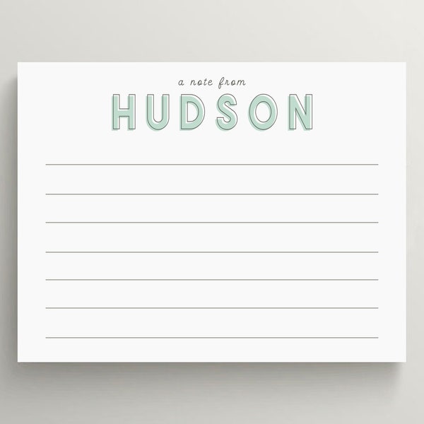 Lined Stationery - Etsy