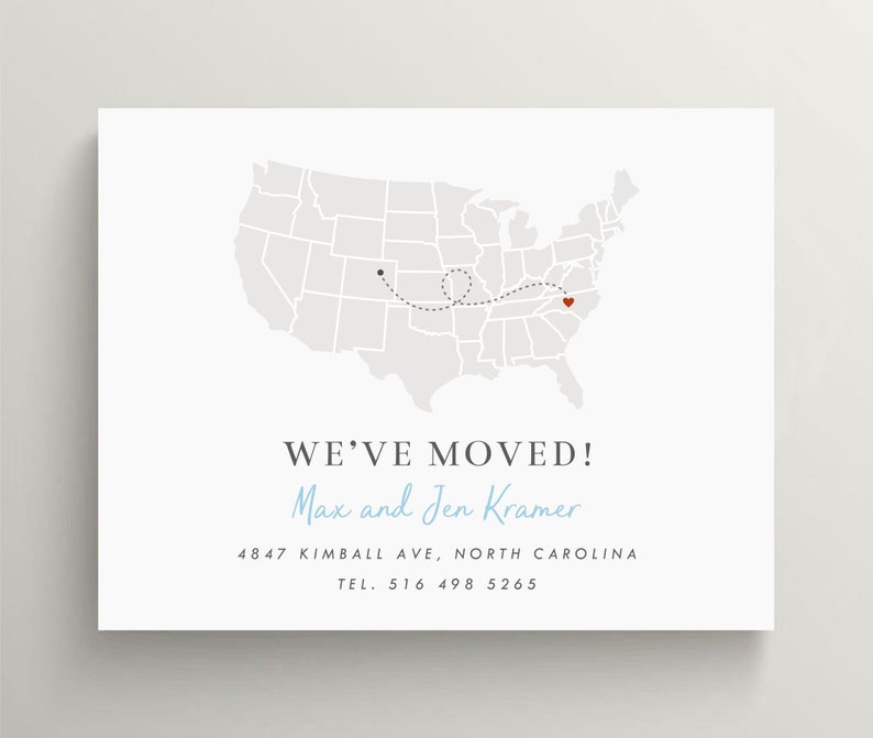 new home just moved united states united states map moving announcement states us map moving announcement moving cards