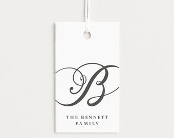 Personalized Gift Tag | Custom Tag | Monogram Tag | Birthday Gift Tag | Custom Gift Tag | Family Tag | Set of 10