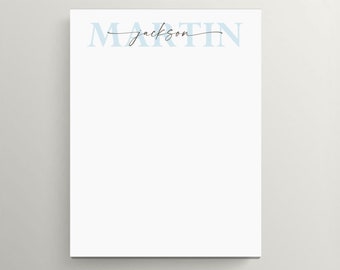 Personalized Notepad | Professional Notepad | Minimalist Design | Notepad First And Last Name | Elegant Notepad