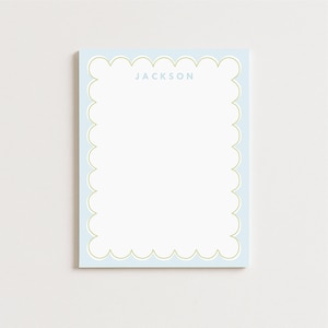 Personalized Notepad | Scalloped Border Notepad | Custom Notepad | Cute Baby Notepad | Baby Shower Gift