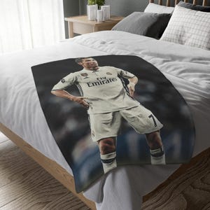 Manta de Cristiano Ronaldo, manta personalizada, manta especial, manta para adultos y niños, manta de sofá, manta de fútbol, manta portátil de regalo.