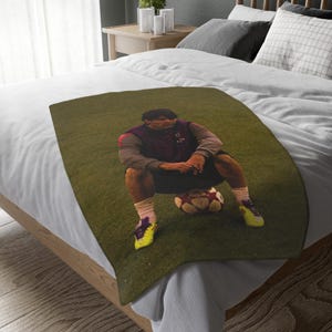 Manta de Lionel Messi, manta personalizada, manta especial, manta para adultos y niños, manta decorativa para sofá cama, manta portátil de regalo.
