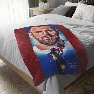 Manta de Lionel Messi, manta personalizada, manta especial, manta para adultos y niños, manta decorativa para sofá cama, manta portátil de regalo.
