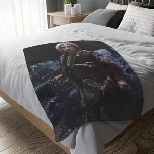 Manta El Hobbit, manta personalizada, manta especial, manta adulto y niño, manta portátil para sofá, manta de camping, regalo