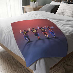 Manta de Lionel Messi, manta personalizada, manta especial, manta para adultos y niños, manta decorativa para sofá cama, manta portátil de regalo.