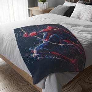 Manta de Spider Man, manta de película, manta personalizada, manta especial, manta para adultos y niños, manta portátil para sofá, regalo.