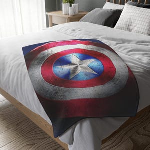 Manta del Capitán América Los Vengadores, manta personalizada, manta especial, manta para adultos y niños, manta portátil para sofá, regalo