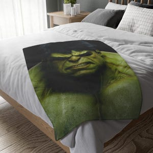Manta de Hulk Los Vengadores, manta personalizada, manta especial, manta para adultos y niños, manta portátil para sofá, regalo