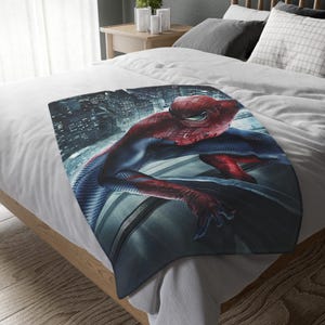 Manta de Spider Man, manta de película, manta personalizada, manta especial, manta para adultos y niños, manta portátil para sofá, regalo.