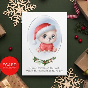 eCard | Greeting Card | Christmas Card | Christmas Greetings | Holiday Card | Xmas Card | Cute Xmas Card | Polar Bear | Cute Polar Bear