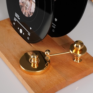 Now Playing vinyl record stand, Vinyl record holder, Vinyl Record Display Unique vinyl stand, Customize Song Record Gift, Music lover gift