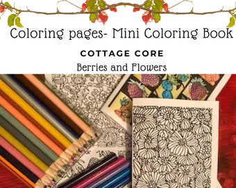 Boho Mini Coloring Books, Cactus, Cacti and Flowers, Desert, Print on  Demand Coloring Pages, Download Coloring, Boho, Digital Download Color 