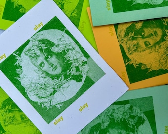 SLAYYY Greeting Card