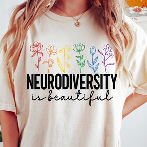 Autism Awareness Shirt, Neurodiversity Is Beautiful Shirt, Glitter Autism Sweatshirt, Proud Autism Mom Tee, Autism Advocate T-Shirt Autistic