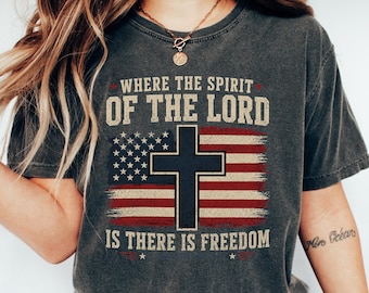 Freiheit Christliche Amerika 250. Jubiläum Shirt, Distressed Jesus 4. Juli T-Shirt, Amerikanische Flagge Sweatshirt, Glaube Bibel Vers T-Shirt