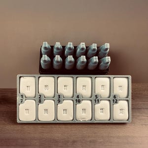 Classic Window Clay Stamps Set | 12 House Designs, Pottery Texture Tools (Mini)