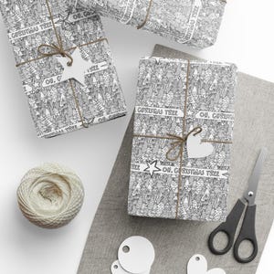 Oh, albero di Natale! Attività di colorazione Carta da regalo
