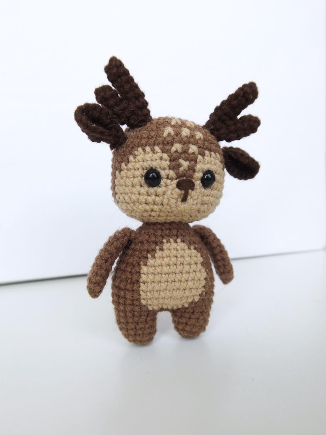 Baby Deer Crochet Pattern: Amigurumi Fawn PDF Tutorial (instant ...