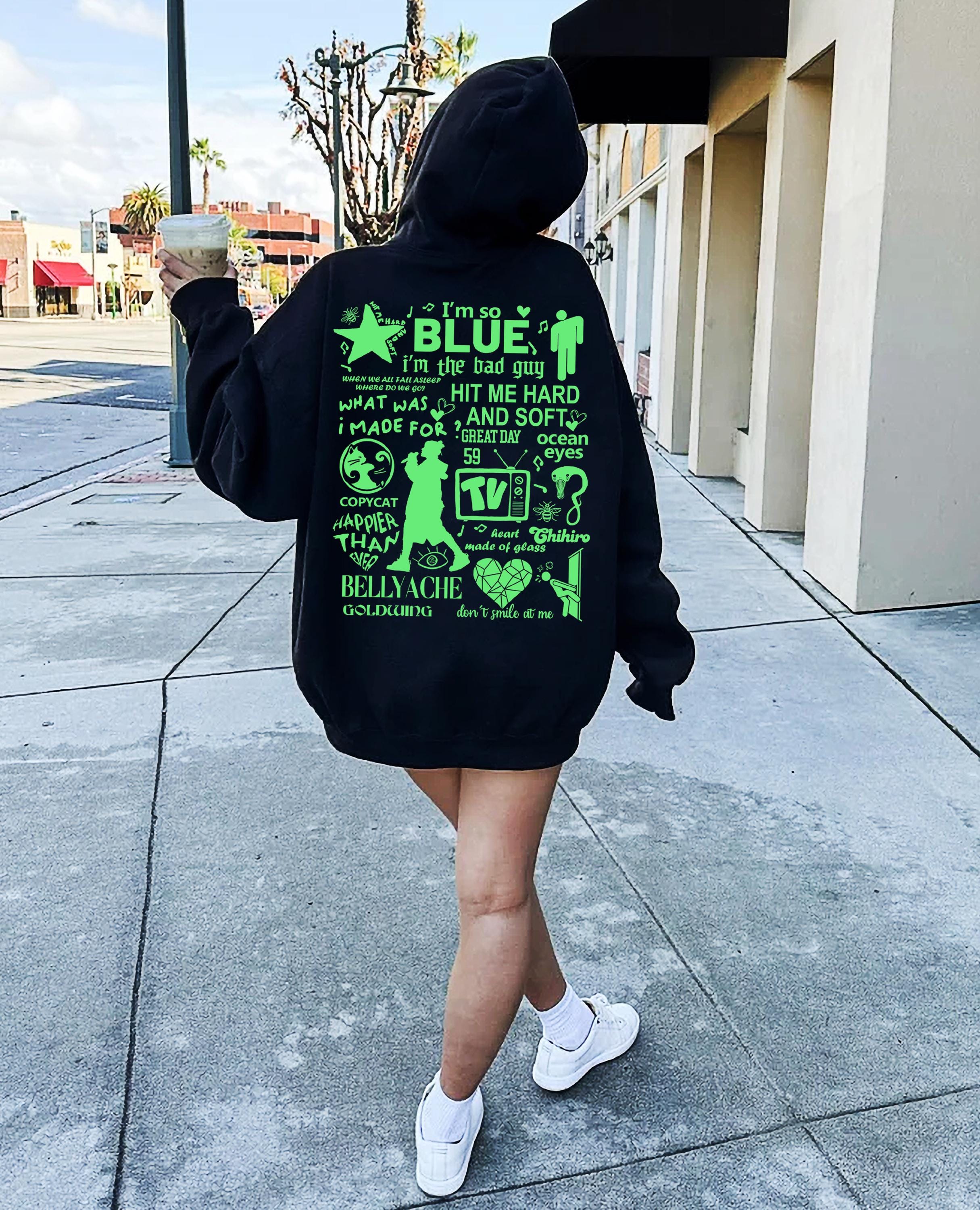ビリー・アイリッシュ HARD AND SOFT TOUR Tシャツ Sサイズ 予約商品】 BILLIE EILISH ビリーアイリッシュ - Hit Me Hard