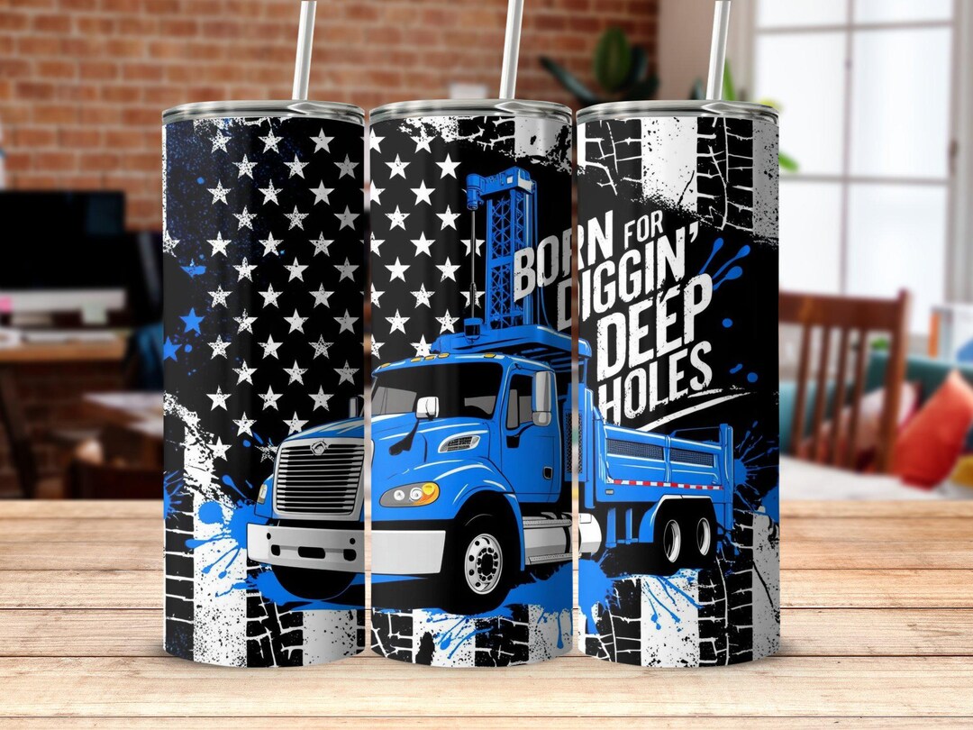 Oil Rig Wrapping Paper Drilling Rig Tumbler Wrap: Driller Life PNG Design (digital Download ...