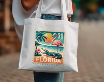 Vintage Florida Stamp PNG: Sublimation Design (Digital Download