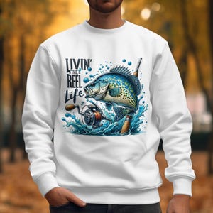 Crappie Fishing PNG: The Reel Life Fisherman Design (Digital Download) image 4