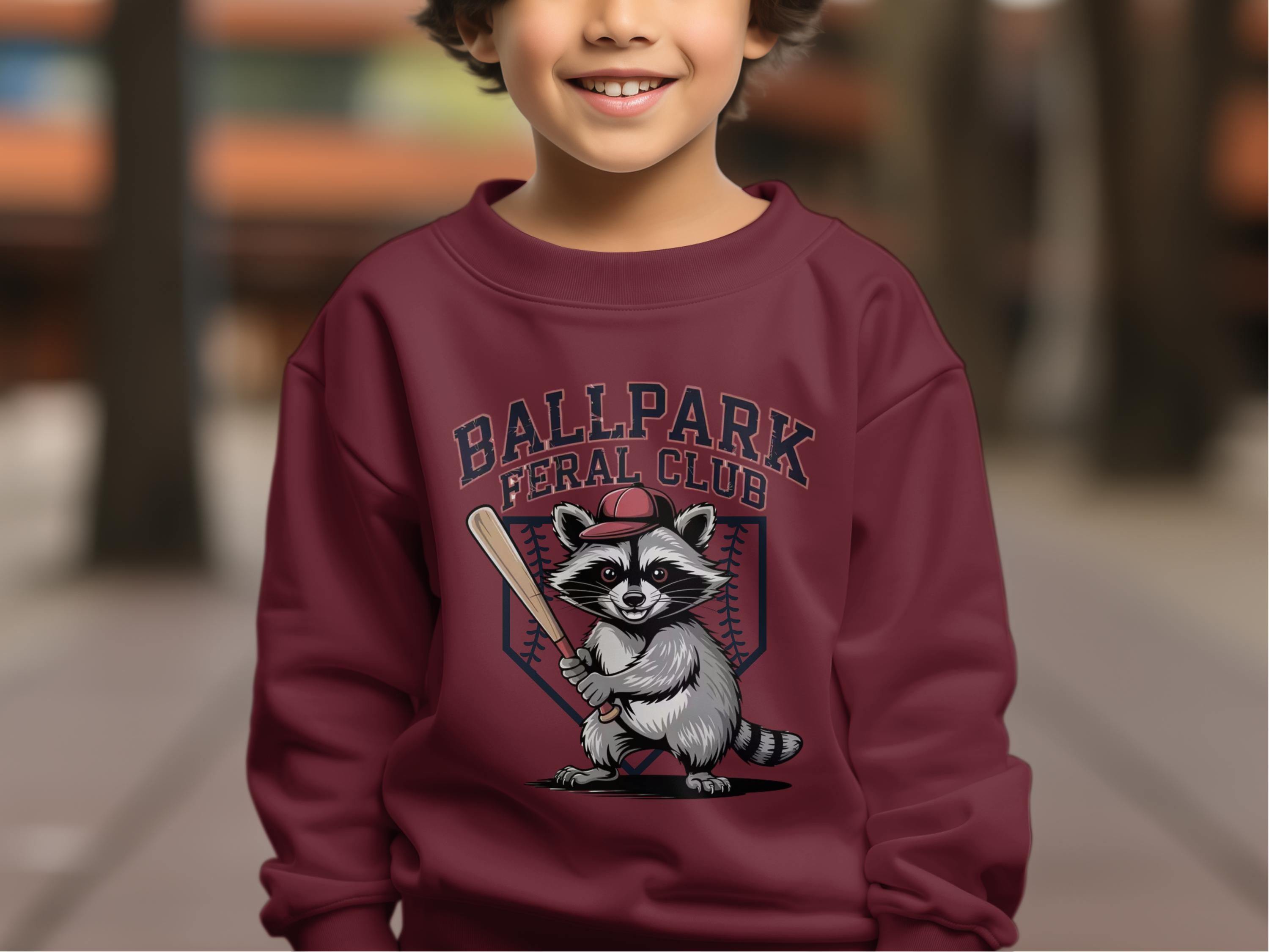 Baseball Raccon Baseball Raccoon PNG: Ballpark Feral Club Design (digital Download) - Etsy