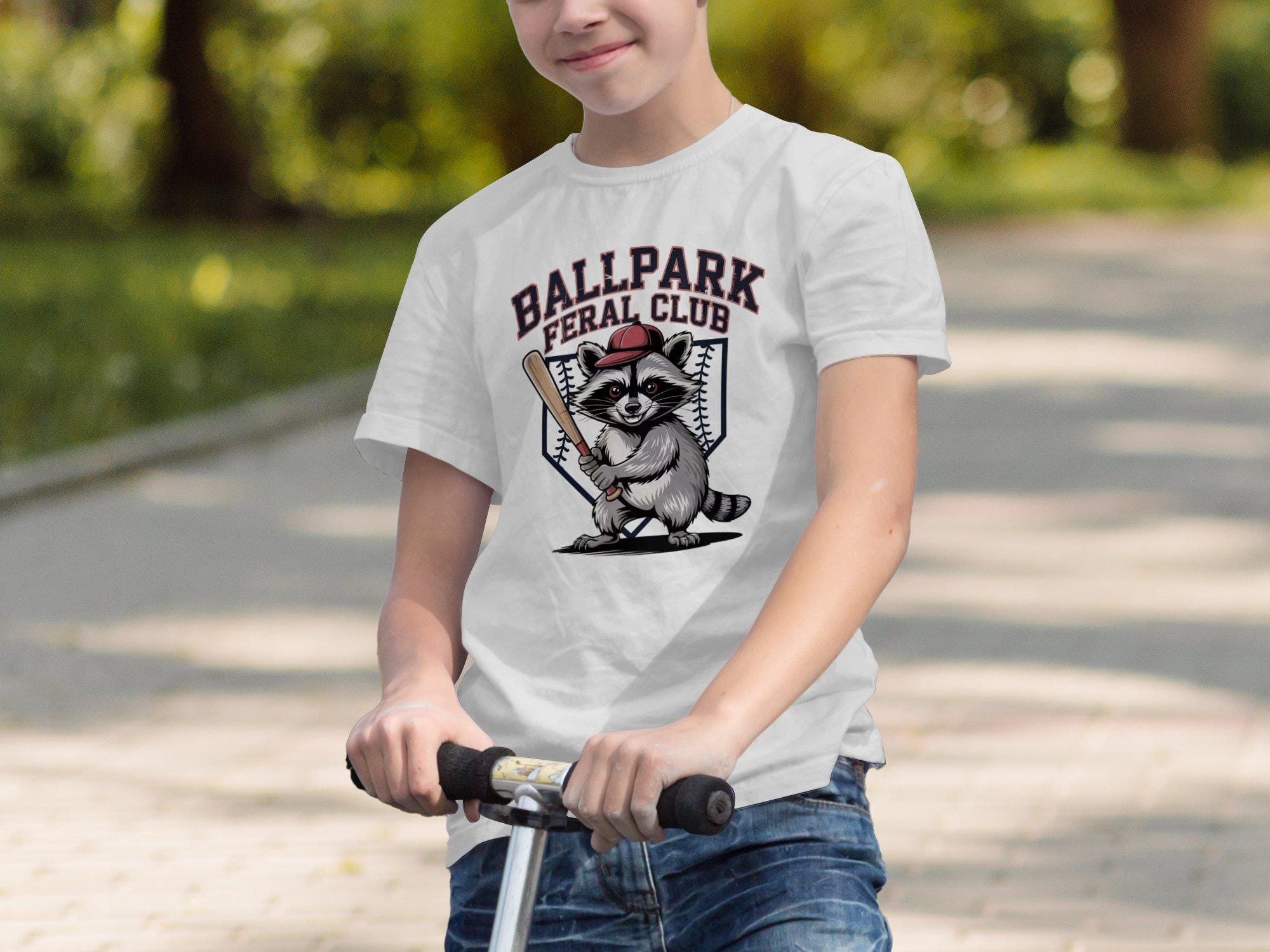 Baseball Raccon Baseball Raccoon PNG: Ballpark Feral Club Design (digital Download) - Etsy