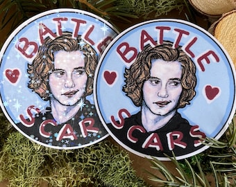 Jasper Battle Scars | Twilight Sticker | Book Lovers Gift