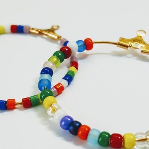 Aros chapados en oro de 30 mm para envolver con alambre, macramé y aros con cuentas