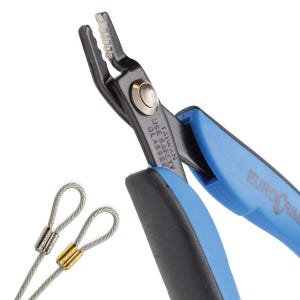 Double Notch European Quality Crimper which is ideal for 2mm - 3mm Crimps.  Easy comfortable grip with Extra Fine Tips.