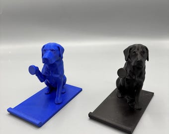 Phone or Tablet Holder, Labrador Dog Lover Gift, Functional Present 3D Printed