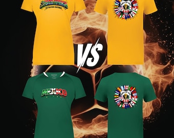 World Cup Fifa 2026 Mexico VS South Africa, Soccer Team Jerseys, Mexico Futbol Jersey, South Africa futbol Jersey