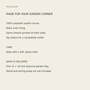 Bird Garden Flag — Backyard Birds Illustration, Double-Sided 12 × 18 Inch Garden Decor image 10