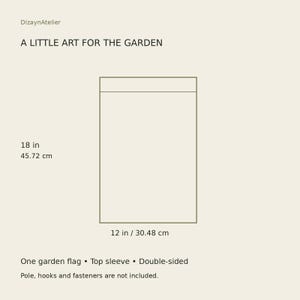 Bird Garden Flag — Backyard Birds Illustration, Double-Sided 12 × 18 Inch Garden Decor image 9
