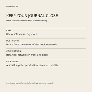 Wildflower Journal — Vintage Wildflower Meadow, Botanical Hardcover Notebook with 150 Lined Pages image 9