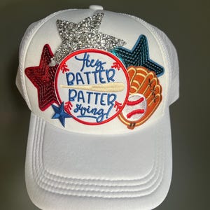 Custom baseball trucker hat! *customizable with your own number(s)*