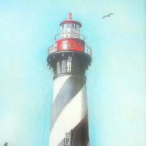 St Augustine Lighthouse, Original Drawing