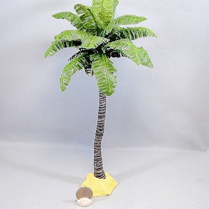 ジオラマ 1/64 【Palm Tree】 1/64 Diorama Palm Trees Artificial Coconut Plants Indoor